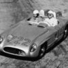 Mercedes Benz 300 SLR Roadster, No.722 silber, 2 K-Stützen – Bild 2