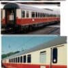 Rheingold IC Set 1.Kl.Abteilwagen 1.Kl.Großraumw.Clubw. IVb
